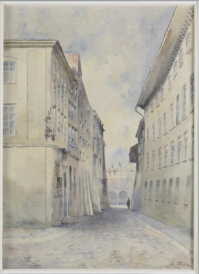 Sienna street in Kraków