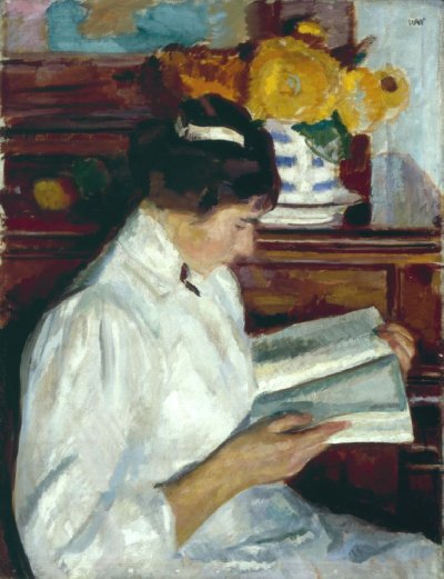 Flowers (Portrait of the artist's wife